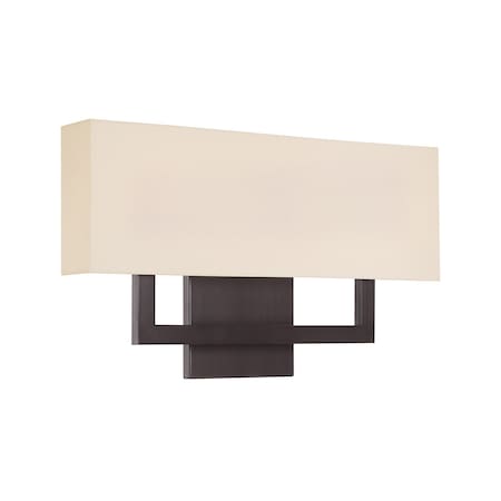 Dweled Manhattan 22in LED Fabric Wall Sconce 2700K in Brushed Bronze WS-131